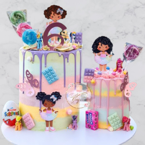 Candy Drip Birthday Cake