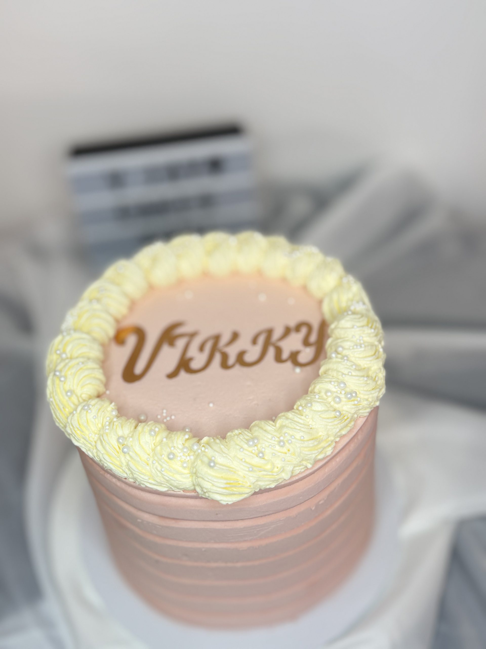 Pink Custom Celebration Cake