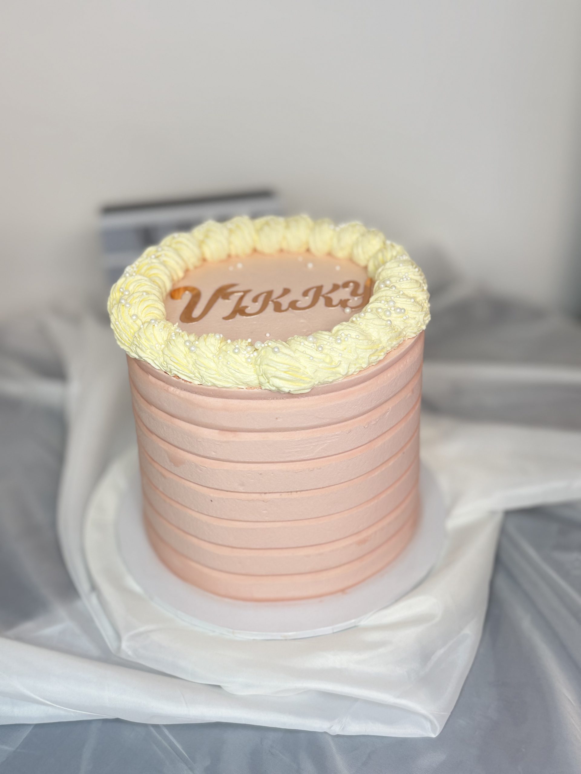 Pink Custom Celebration Cake - Image 3