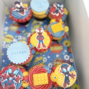 Superhero Themed Party Cupcake