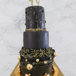 Custom Fairytale Princess Two-Tier Birthday Cake