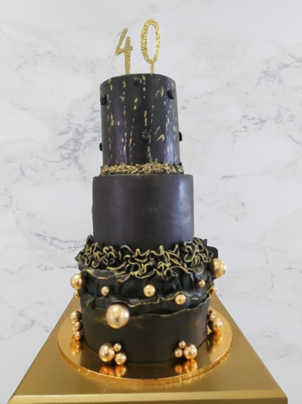 Custom Fairytale Princess Two-Tier Birthday Cake