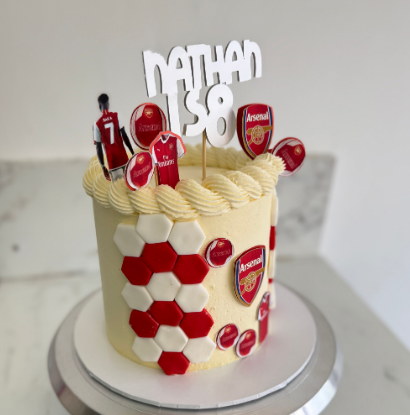 Football Club themed birthday cake - Image 2