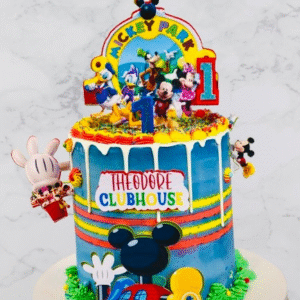 Personalized Mickey Mouse Clubhouse Birthday Cake