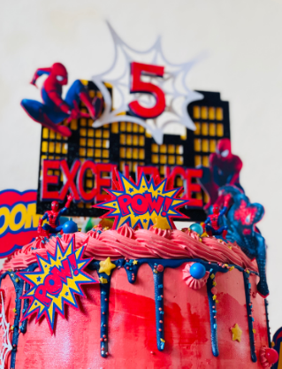 Amazing Spider-Man Superhero Birthday Cake - Image 2