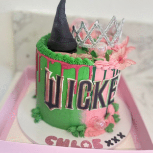 Personalized Wicked Musical Themed Cake