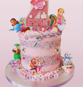 Paw Patrol & Candy Explosion Cake