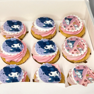 Box of Assorted Themed Cupcakes
