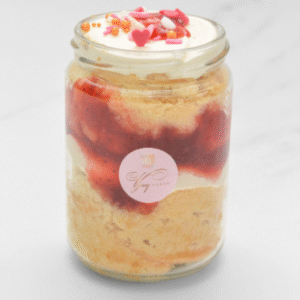 Classic Strawberry Shortcake Cake Jar